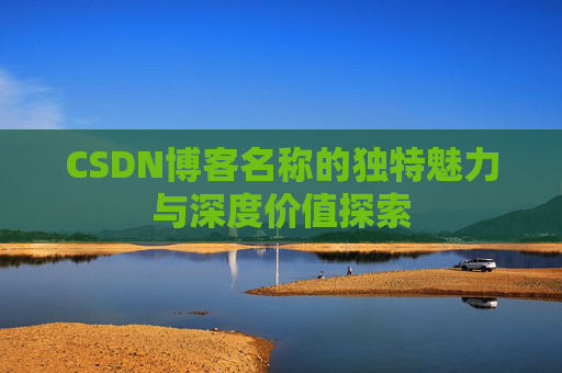 CSDN博客名称的独特魅力与深度价值探索